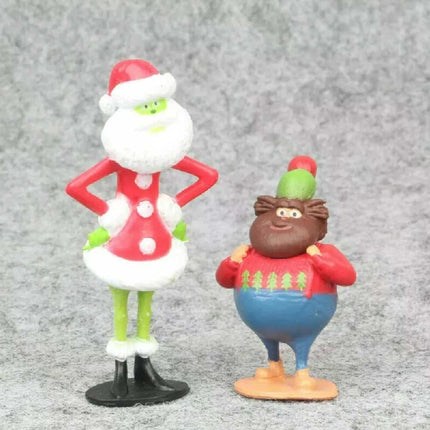 12Pcs Christmas Cartoon Villain Action Figure Kids Toy Gift Set