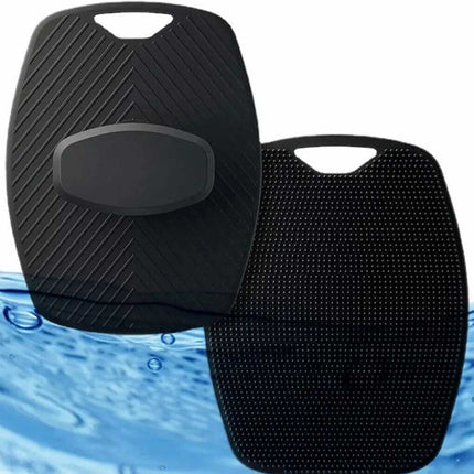 Exfoliating Shower Scrubber, Silicone Body Washing Massage Sponge