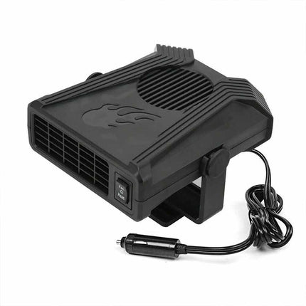 Portable 12V 150W Electric Car Heater, Cooling Fan & Defogger/Defroster