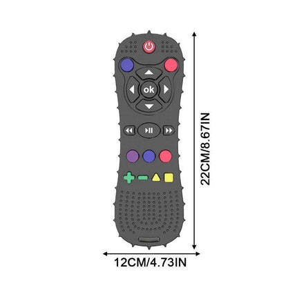 TV Remote Shape Baby Teether Silicone Chew Toy Soothe Teething Toy