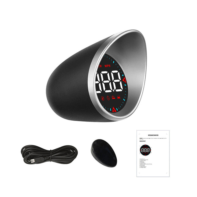 Universal G5 HUD GPS Speedometer Car Head Up Display with Speed Alarm