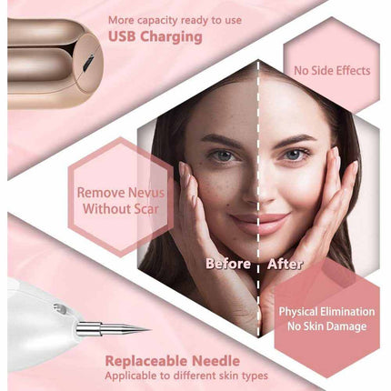 Laser Plasma Pen Skin Remover Machine LCD Freckle Mole Wart Dark Spot