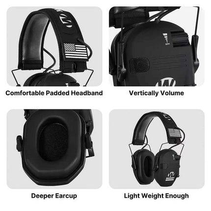 Walker's Electronic Earmuff Shooting Hearing Protection Slim Anti-noise Ear Muff