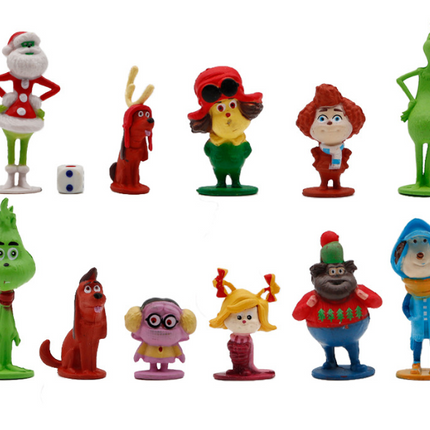 12Pcs Christmas Cartoon Villain Action Figure Kids Toy Gift Set