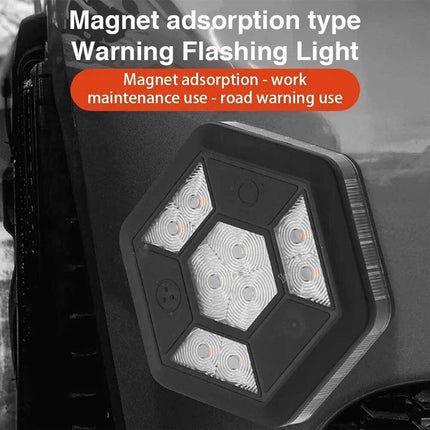 Magnetic 360° Rotating LED Car Warning Light Flashing Emergency Lamp
