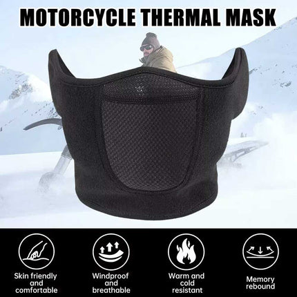 Winter Windproof Half Face Mask Ear Warmer for Skiing Motorcycle Riding