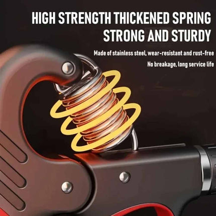 Adjustable Hand Grip Strengthener 5-100kg Digital Count Wrist Expander