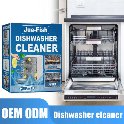 20 Packs Dishwasher Cleaning Tablets – Removes Limescale & Build-Up