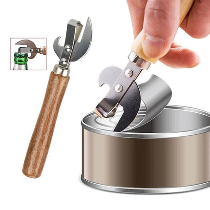 Stainless Steel Traditional Tin Opener, New Stab Can Opener for Cans