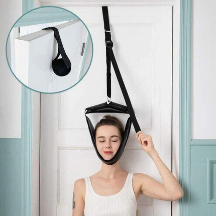 Neck Traction Device Head Hammock Cervical Massager Pain Relief Comfortable New