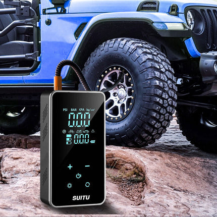 Wireless Digital Tyre Inflator Pump for Car, Portable Touch Control