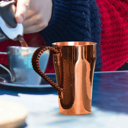 Copper Moscow Mule Cup 400ml for Hot & Cold Coffee Tea Drink Teaware