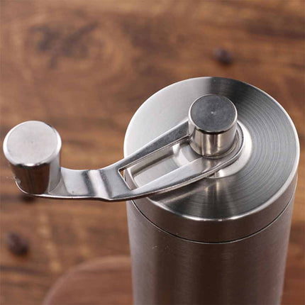 Portable Travel Hand Coffee Bean Grinder Stainless Steel Conical Burr