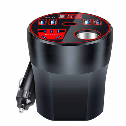 200W DC to AC Car Power Inverter 12V 24V to 220V Converter Adapter Outlets