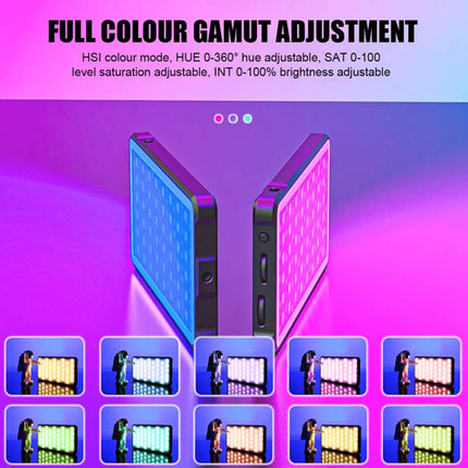 RGB LED Fill Light for Camera Video, 2500K-9000K Photography Lamp