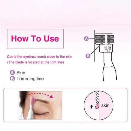 Electric Eyebrow Trimmer for Women, Facial Hair Remover Shaver