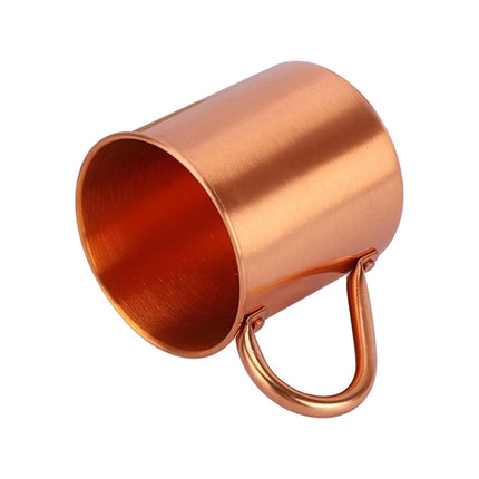 450ML Pure Copper Moscow Mule Mug for Camping, Coffee, Beer, Cocktail
