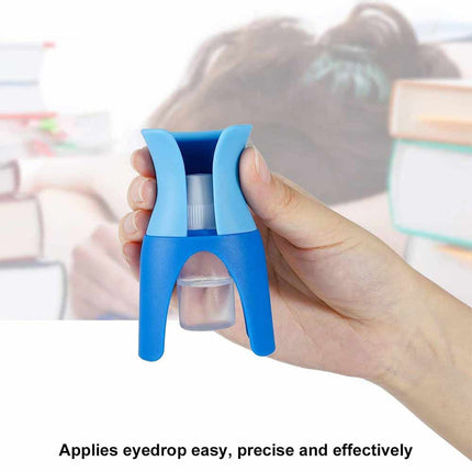 Portable Eyedrop Dispenser Bottle – Reusable Eye Drop Applicator Aid