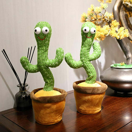 Talking Dancing Cactus Toy, Record & Repeat Sound, Kawaii Plush Doll Gift