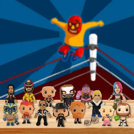 Christmas Countdown Advent Calendar with Wrestling Ornaments Figures