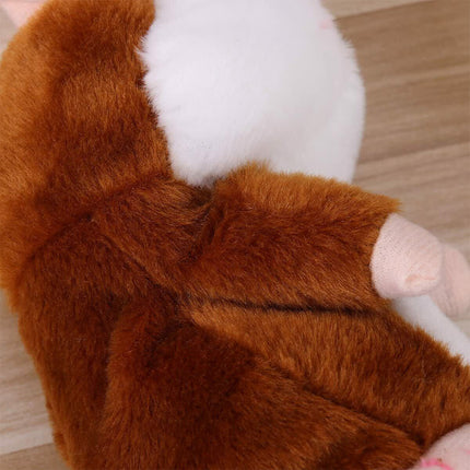 16cm Talking Hamster Plush Toy, Repeats What You Say, Mimicry Pet Toy