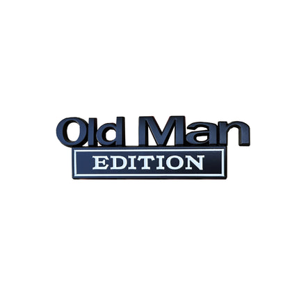 2pcs Old Man Edition 3D Emblem Sticker Badge Fender Decals for Car Truck