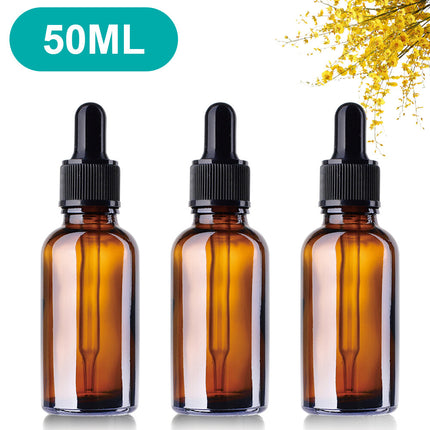 5-100ml Amber Glass Dropper Bottle, Essential Oils Reagent Eye Pipette AU
