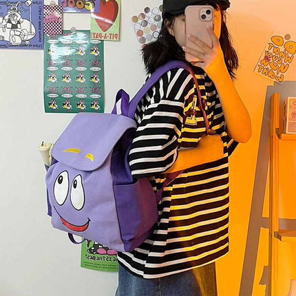 Dora the Explorer Backpack Purple Rescue Bag with Map Gift