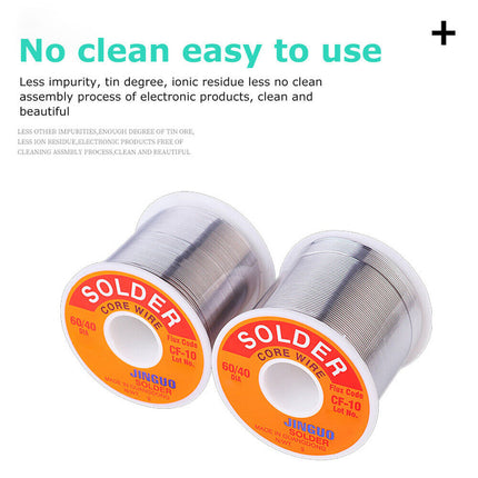 100g 60/40 Tin Lead Rosin Core Solder Wire, 0.5-2mm 2% Flux Reel