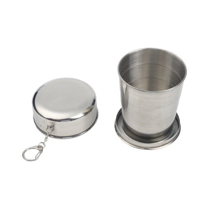 Portable Telescopic Drinking Cup 304 Stainless Steel for Campers