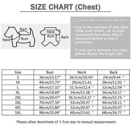 Waterproof Winter Dog Jacket with Harness, Breathable Sizes S-L