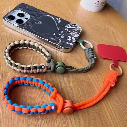 Handwoven Adjustable Phone Lanyard Wrist Strap for Outdoor Sports