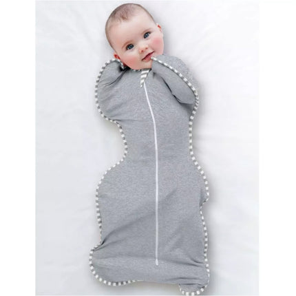 Stage 1 Swaddle UP Lite 0.2 TOG Sleeping Bag Grey Middle Size