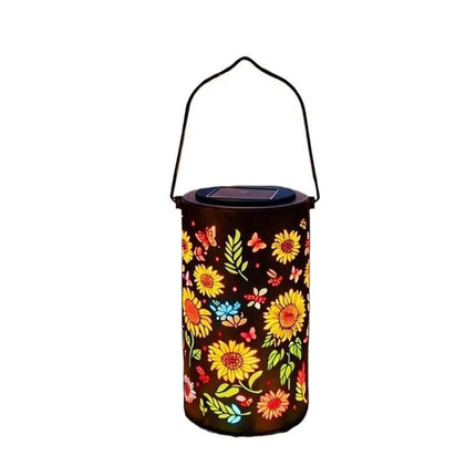 Solar Sunflower Lantern Outdoor Waterproof Hanging Garden Yard Patio Light