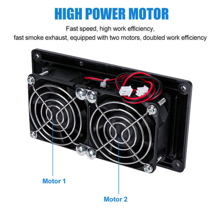 12V 15W RV Side Air Vent Ventilation Exhaust Fan Caravan Motorhome Trailer Camper