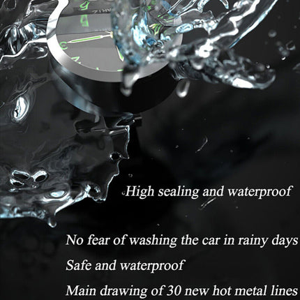 Waterproof Glow-in-the-Dark Motorcycle Bike Clock Handlebar Mount