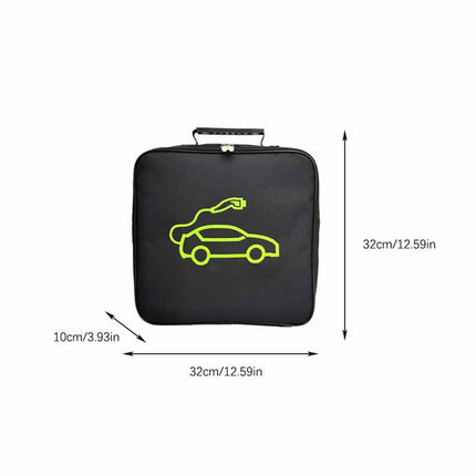 Portable EV Car Charging Cable Storage Bag for Jump Cables & Power