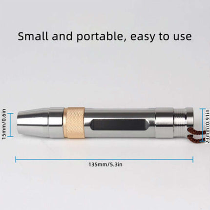 UV LED Torch Set 365 395NM Ultraviolet Light Jade Gem Inspection Lamp
