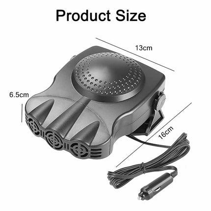 Portable 12V Car Heater 150W Electric Fan Defogger Defroster Demister