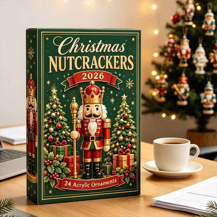 2026 Nutcracker Advent Calendar 24 Day Christmas Countdown 2D Acrylic Gift
