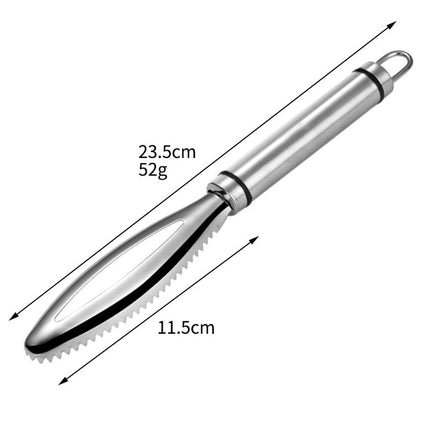Multifunctional Kitchen Fish Scaler, 304 Stainless Steel Scaling Tool