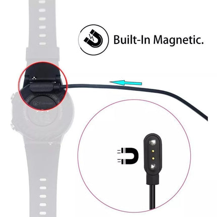 Universal Smart Watch Magnetic Charging USB Cable 2-Pin 2.5/8mm