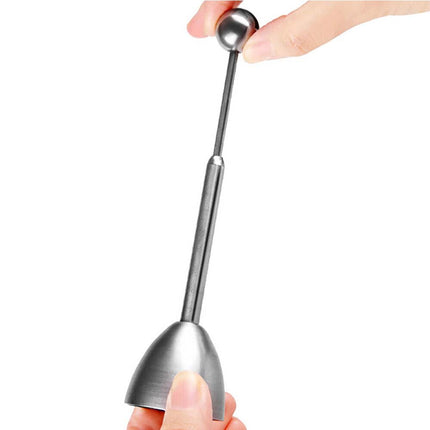 1X Stainless Steel Egg Shell Opener Cutter for Boiled Egg Topper