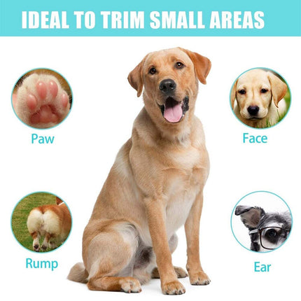 Professional Pet Dog Electric Hair Trimmer Mini Paw Pads Clippers Shaver