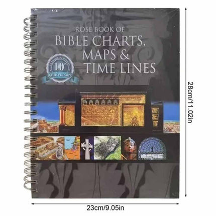 Full-Color Bible Charts, Maps, and Time Lines Reference Book