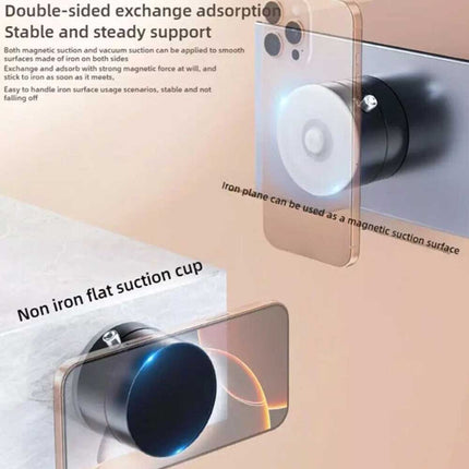 360° Rotation Magnetic Car Phone Holder Vacuum Suction Cup Mount Stand