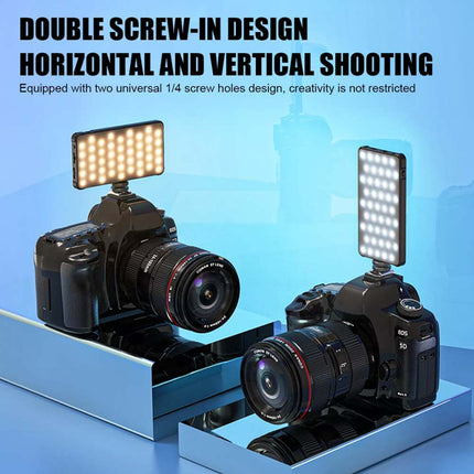 RGB LED Fill Light for Camera Video, 2500K-9000K Photography Lamp