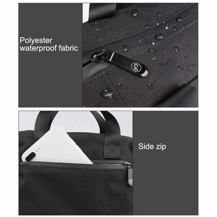 Large Black Smell Proof Pouch, Carbon Lined Odor Proof Stash Bag