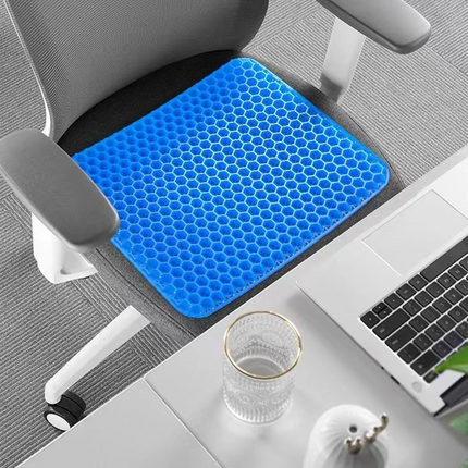 Extra Thick Orthopaedic Gel Cushion for Office Car Chair Long Sitting