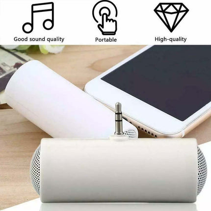 2X Mini Portable Speaker 3.5mm Plug Line-in for Tablet Smartphone